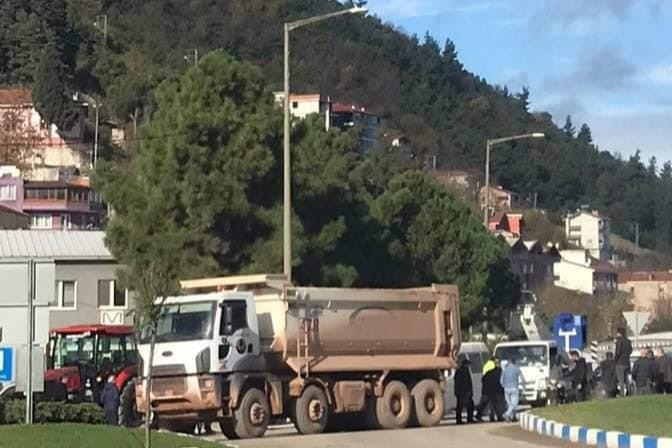 Sinop'ta kamyonun çarptığı yaya öldü