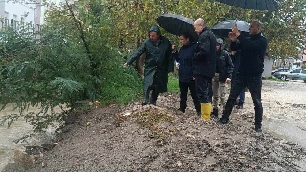 Bartın'da yağış nedeniyle üst düzey güvenlik tedbirleri