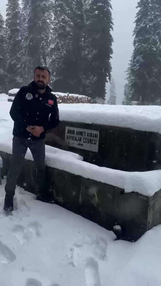 Karabük'te kar kalınlığı 20 santimetreyi aştı