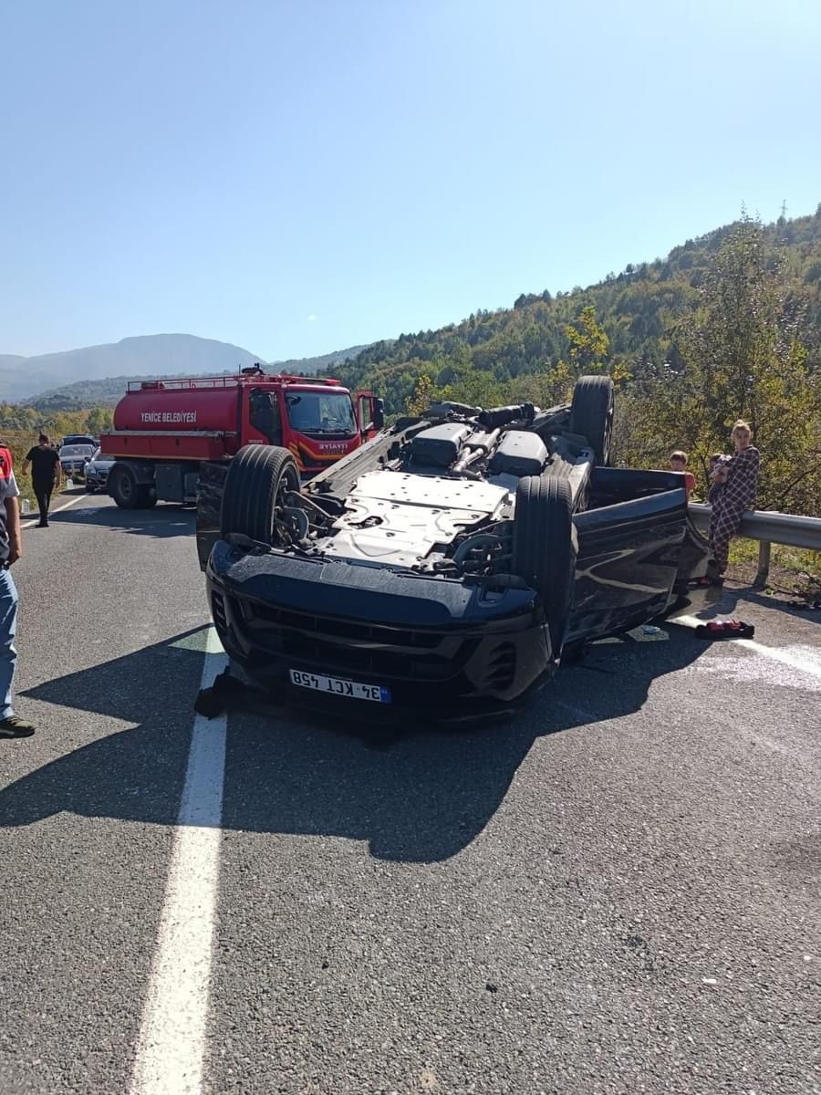 Karabük'te trafik kazası: 6 yaralı